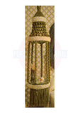 Vintage 70s Seafoam Cage Macrame Display Hanger Pattern Instant Download PDF 2+3 pages