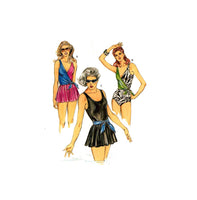 Kwik Sew 1428 Womens' One Piece Swimwear in Three Styles, Uncut, Factory Folded, Sewing Pattern Multi Size 8-10-12-14