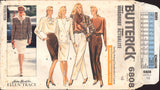 Butterick 6808 Ellen Tracy Office Separates: Jacket, Pussy Bow Blouse, Skirt and Pants, Uncut, Factory Folded, Sewing Pattern Size 16