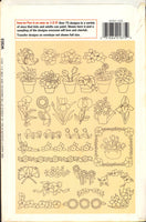Make It W503 Florals Iron-On Transfers with over 75 Floral Designs for Craft Projects, Factory Folded, Uncut Various Sizes
