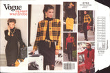 Vogue Career Wardrobe 2753 Jacket, Tapered Dress or Top, Skirt and Pants, Uncut, Factory Folded, Sewing Pattern Size 8-10-12