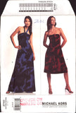 Vogue American Designer 2740 Michael Kors A-line or Slightly Flared Dress in Two Lengths, Uncut, Factory Folded, Sewing Pattern Size 8-12