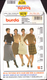 Burda 8278 Lined Wrap Skirt in Four Lengths, Uncut, Factory Folded, Sewing Pattern Multi Plus Size 10-22