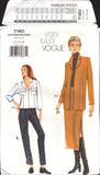 Vogue 7180 Jacket in Two Lengths and Semi-Fitted Straight Skirt or Tapered Pants, Uncut, Factory Folded, Sewing Pattern Size 12-16