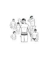 70s Men's & Boy's Y Front Briefs, Underpants, Walk, Swim or Board Shorts and Swim Briefs, Multi-Sized Vintage Sewing Pattern Reproduction