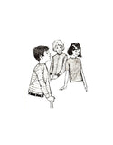 70s Child's and Infants' Knit Tops with Crew Neckline and Two Sleeve Lengths, Multi-Sizes 00-6 years, Vintage Sewing Pattern Reproduction