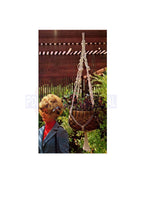 In FRENCH/EN FRANÇAIS: Patron 70s vintage "Le Marin" pour support/jardinière en macramé pdf téléchargeable