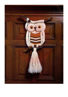 Vintage 70s Fredrico The Owl Macramé Wall Hanging Pattern Instant Download PDF 2 pages