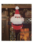 Vintage 70s Jolly St. Nick Macrame Wall Hanging Pattern Instant Download PDF 2 pages