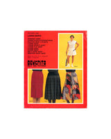Bevknits 7002A Ladies' Skirts in 11 Styles: Straight, Pleated, Gored, Drop Waist, Uncut, Factory Folded Sewing Pattern Multi Size 8-24