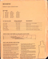 Bevknits 2404 Mix 'n Match Skirt, Top, Dress, Coat or Oversized Shirt, Uncut, Factory Folded, Sewing Pattern Multi Plus Size 8-20
