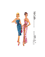 50s Sari-Type Dress with Camisole Top and Four Gore Skirt in Two Lengths, Bust 34 Waist 26 Hip 36, McCall's 5241 Sewing Pattern Reproduction