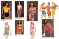 Kwik Sew's Swim and Action Wear by Kerstin Martensson, Master Patterns included, 80 pages, Colour Photos, Soft Cover Book