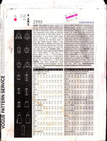 Vogue 2593 Easy Options Top and Skirt in Eight Styles and Variations, Uncut, Factory Folded Sewing Pattern Size 12-14-16