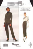 Vogue American Designer 1202 Calvin Klein Lined Jacket, Wrap Skirt, Tapered Pants and Scarf, Uncut, F/Folded, Sewing Pattern Size 8-10