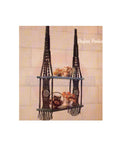 Vintage 70s Macrame Etagères Pendus Display Hanger Pattern Instant Download PDF 2 + 5 pages