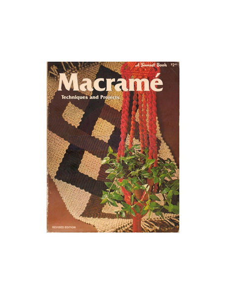 Macramé Techniques and Projects 1977 Instant Download PDF 80 pages