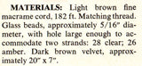 Vintage 70s Macrame Evening Bag Instant Download PDF 2 + 2 pages