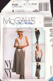 McCall's 8710 NY NY Collection Lined, Cropped Jacket, Vest, Pants and Skirt with Raised Waist, Uncut, Factory Folded, Sewing Pattern Size 12