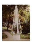 Vintage 1970s Macrame Display Hanger La Francaise Instant Download PDF 2 + 5 pages
