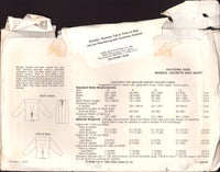 Kwik Sew 1636 Lace-Up Peplum Style Jacket and High Waist Panel Skirt, Uncut, Factory Folded, Sewing Pattern Multi Size 6-12