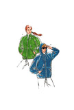 Kwik Sew 2065 Raglan Sleeve Jackets with Drawstring and Optional Hood, Uncut, Factory Folded, Sewing Pattern Multi Plus Size XS-XL