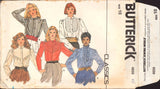 Butterick 4659 Loose Fitting, Long Sleeved Blouse with Collar and Applied Yoke Variations, Uncut, Factory Folded, Sewing Pattern Size 10