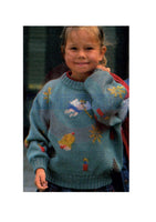 Two Children's Christmas Sweater Patterns Instant Download PDF 3 pages
