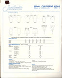 Justknits 96948 Childs' Wear: Tops with Collar and Sleeve Variations & Shorts, Part Cut, Factory Folded, Sewing Pattern Multi Size 2-12