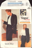 Vogue Career 2034 Tamotsu Office Wear: Unlined Jacket, Straight Skirt and Tapered Pants Sewing Pattern Various Sizes