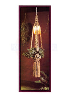 Vintage 70s Macrame Plant Hanger "Guiding Light" Pattern Instant Download PDF 2 pages plus Rules and Techniques