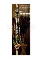Vintage 70s Macrame Plant Hanger "The Peacock" Pattern Instant Download PDF 3 pages