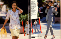 Burda Sewing Made Easy Spring '91 Magazine, Colour Photos, Master Patterns, Detailed Instructions, 66 pages