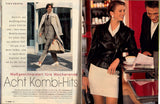 Burda Moden Fashion Magazine Feb 1996, Factory Folded Patterns, Instructions, Retro Adverts, Recipes, Colour Photos, in German 138 pgs