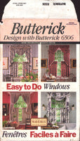 Butterick 6506 Waverly Easy to Do Windows: Cafe Curtains with Style Variations, Uncut, Factory Folded, Sewing Pattern One Size