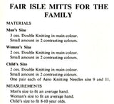 Emu 6192 Three 50s Knitting Patterns For Mitts Instant Download PDF 4 pages