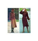 McCall's 6256 Boho Long Sleeve Dress or Top  with Tie Belt and Scarf, Uncut, Factory Folded, Sewing Pattern Plus Size 18-20