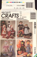 McCall's 4530 Festive Thanksgiving, Xmas, Halloween, Easter Table Centerpieces and Assorted Table Accessories, U/C, F/F, Sewing Pattern