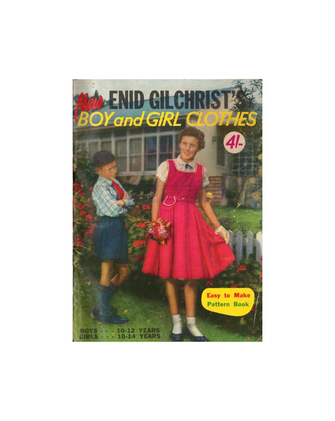 Enid Gilchrist Boy And Girl Clothes - Drafting Book -  PDF 52 pages