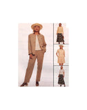 McCall's 8848 Classic Cropped Jacket, Loose Fitting Top, Pants, Shorts and Flared Skirt, Uncut, Factory Folded Sewing Pattern Size 8-12