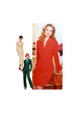 Butterick 4153 Semi-Fitted Top with Notched Collar, Straight Skirt and Pants, Uncut, Factory Folded Sewing Pattern Size 12-16