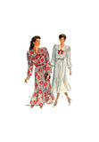New Look / Maudella 6681 Dress with Trumpet Skirt and Optional Contrast Collar or Tie, Uncut, Factory Folded Sewing Pattern Multi Size 8-18