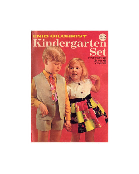 Enid Gilchrist Kindergarten Set 3-6 years - Drafting Book - Instant Download PDF 52 pages