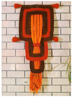 Patons Book C.31 Wall Hangings - Six 60s Crocheted Wall Hanging Patterns Instant Download PDF 8 pages