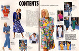 Burda Sewing Made Easy Spring '91 Magazine, Colour Photos, Master Patterns, Detailed Instructions, 66 pages