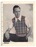 Lincoln 705 - 50s Knitting Patterns for Men's Pullovers, Waistcoats and Vests Instant Download PDF 16 pages