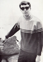 Patons 721 - 60s Knitting Patterns for Men's Jumpers, Pullovers, Jackets, Shirt Instant Download PDF 20 pages