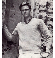 Patons 721 - 60s Knitting Patterns for Men's Jumpers, Pullovers, Jackets, Shirt Instant Download PDF 20 pages