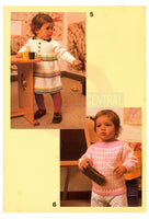 Patons 673 - Eight Knitting Patterns for Toddler's Cardigans, Jumpers and Dress Download PDF 20 pages