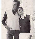 Patons 104 - 70s Knitting Patterns for Men's and Women's Pullovers Instant Download PDF 20 pages
